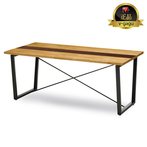 시그니처 흑단 투톤 원목 회의용테이블(30T고무나무집성목 투톤)