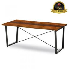 시그니처 흑단 투톤 원목 회의용테이블(30T멀바우집성목 투톤)