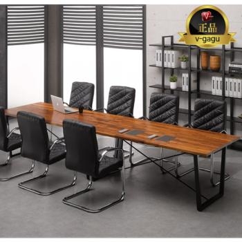 시그니처 원목 회의용테이블(30T멀바우집성목)