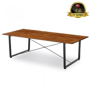 시그니처 원목 사각 회의용테이블(18T멀바우집성목)