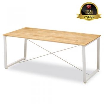 시그니처 원목 사각 회의용테이블(18T고무나무집성목)