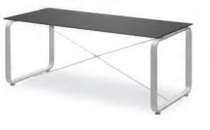 유로파S 강화유리 회의용테이블~A타입/스퀘어