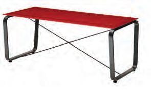 유로파S 강화유리 회의용테이블~B타입/트라페조이드