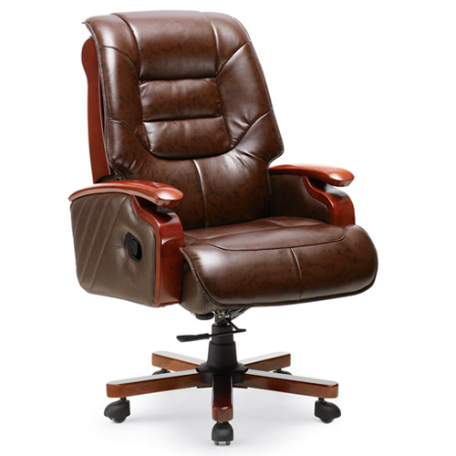 솔리드 가죽 침대형의자