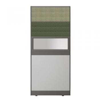 플렉스 45T PVC 멀티탭 반유리 패브릭 파티션(H1800)