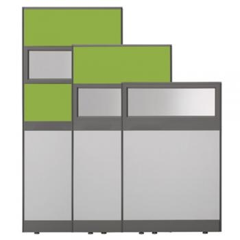 플렉스 45T PVC 멀티탭 반유리 우드 파티션(H1500)