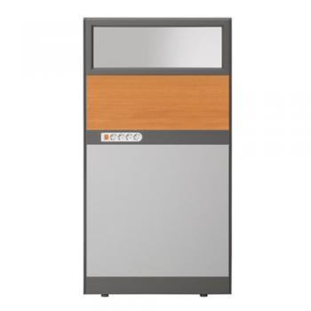 플렉스 45T PVC 멀티탭 반유리 우드 파티션(H1500)