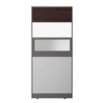 플렉스 45T PVC 멀티탭 반유리 우드 파티션(H1800)