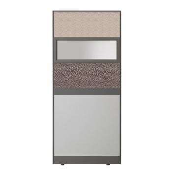 플렉스 45T AL 멀티탭 반유리 패브릭 파티션(H1800)