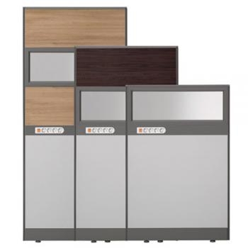 플렉스 45T AL 멀티탭 반유리 우드 파티션(H1500)