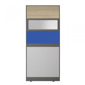 플렉스 45T AL 멀티탭 반유리 우드 파티션(H1800)