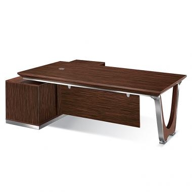 킹로즈 흑단 책상(사이드 포함)