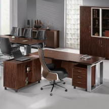 피에라Ⅲ 흑단 책상