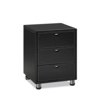 LD-1003 가죽 이동서랍(블랙)