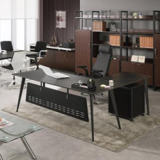 BCD-980 보그 세라믹 책상(마로네 블랙)