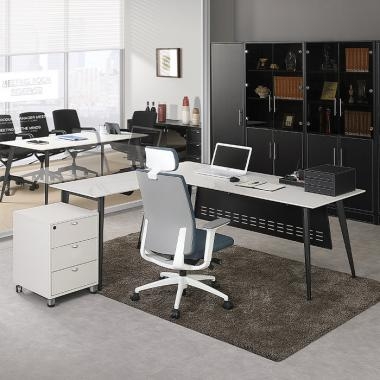 WCD-980 보그 세라믹 책상(마블 화이트)