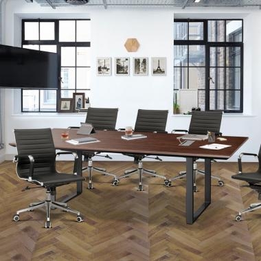 ELT-403 흑단 회의용 탁자(PTRⅢ-B타입 실버)