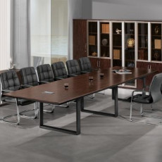 ELT-404 흑단 연결식 회의용 탁자(PTLⅢ 블랙)