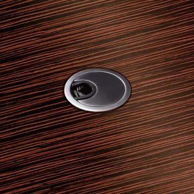 ECT 흑단 클레버 연결식 테이블(ㄷ자형)