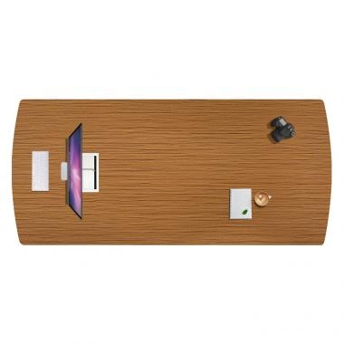 티크 마이스터 회의용 탁자(원톤, 배선덮개 포함)