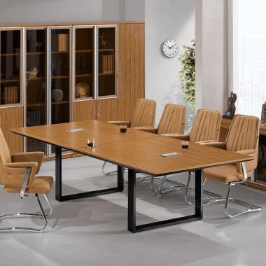 TLT-404 티크 연결식 회의용 탁자(PTLⅢ 실버)