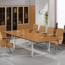 TLT-404 티크 연결식 회의용 탁자(PTLⅢ 실버)