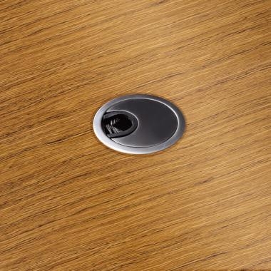 TCT 티크 클레버 연결식 테이블(ㄷ자형)