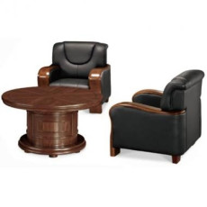 WNT-801 월넛 원형탁자 (원통형 / H580)