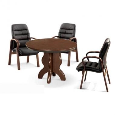 W/EUT-804 월넛 원형탁자(H750)