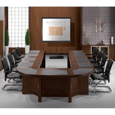 WYT 월넛 연결회탁 패드형 (ㄷ자형)