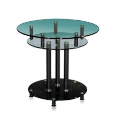 GST 연그린 유리 원형탁자