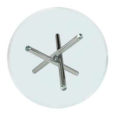 벅스 강화유리 원형테이블