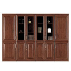 월넛 3시리즈 반유리장 세트