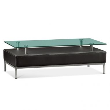 HF-GST-1206 그린 유리 소파탁자