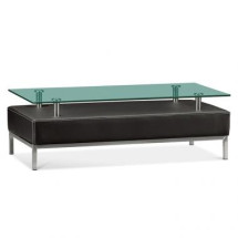 HF-GST-1206 그린 유리 소파탁자