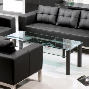 그린유리 소파 탁자(선반형)