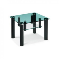 그린 강화유리 전화대