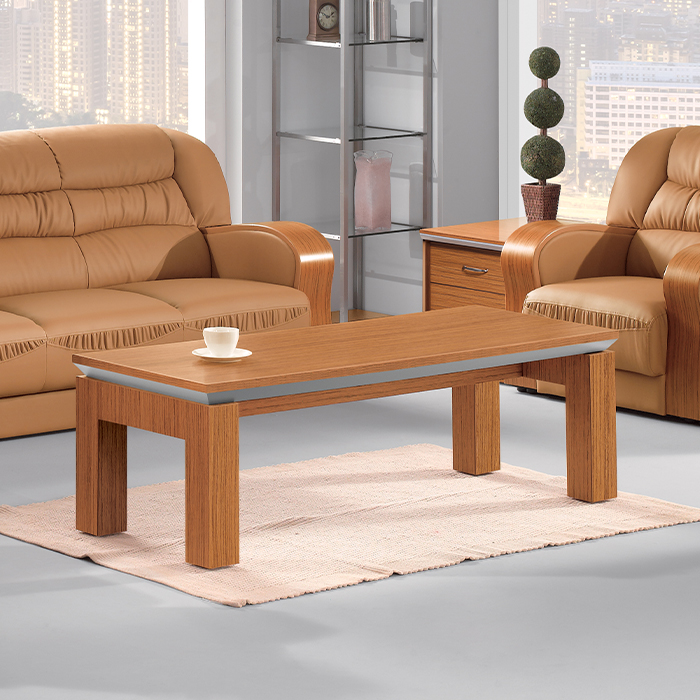 HF-TLS 티크 소파탁자 (투톤 엣지형)