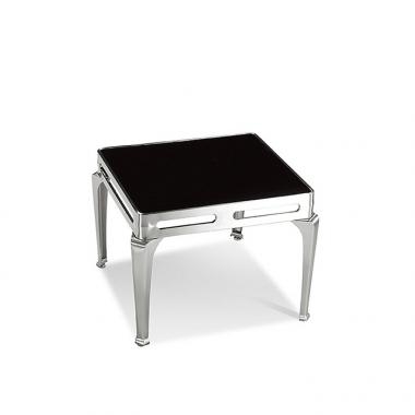 블랙 강화유리 전화대