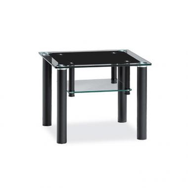 HF-GST-600 블랙 유리 전화대 (선반형)