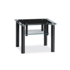 HF-GST-600 블랙 유리 전화대 (선반형)