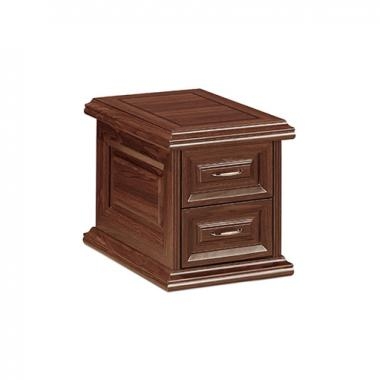 HF-WST-022 목재 전화대(라운드 엣지형)