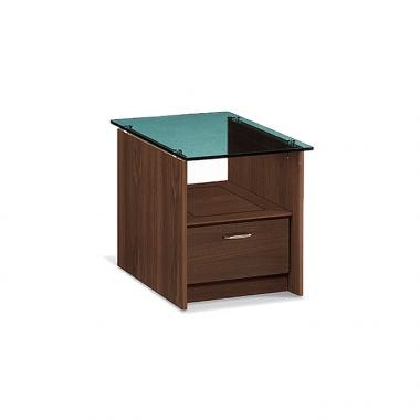 HF-WST-2001 월넛 전화대 (그린유리)