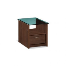 HF-WST-2001 월넛 전화대 (그린유리)