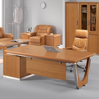 킹로즈 티크 책상 (사이드 포함)