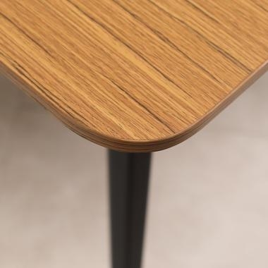 마이스터 티크 원톤 책상 (일자형)