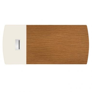 마이스터 티크 투톤 책상 (일자형)