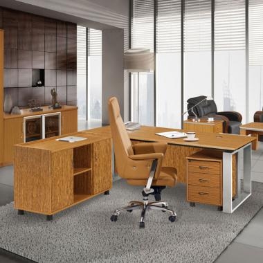 티크피에라Ⅲ 책상(실버)