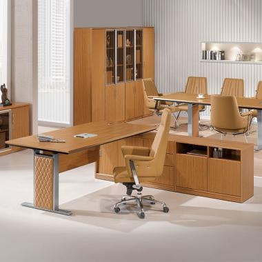 스칼라Ⅲ 티크책상(블랙)