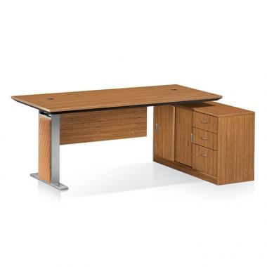 스칼라Ⅲ 티크책상(블랙)